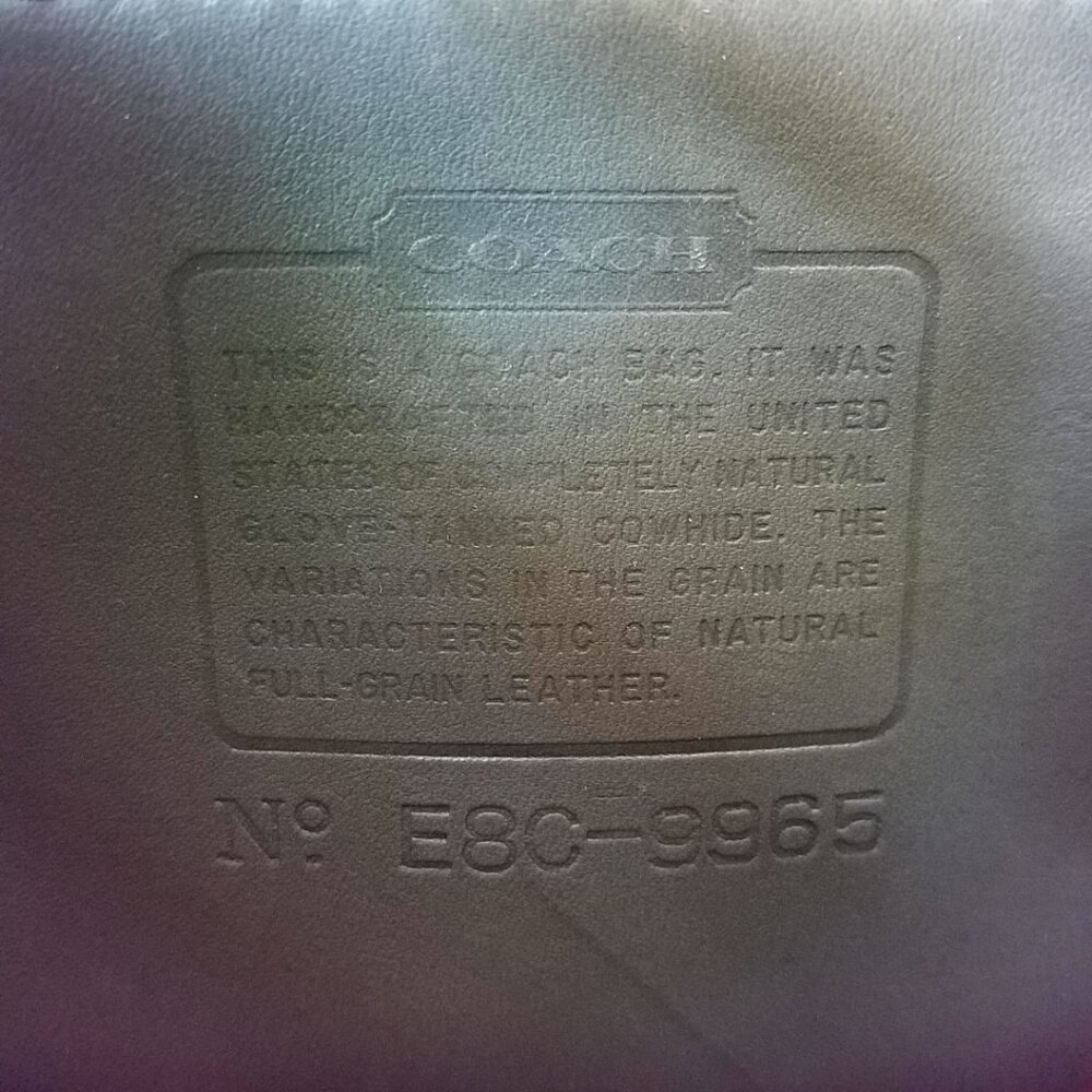 Vintage Coach Legacy Small Flap Bag Olive Green #9965 - Picture 12 of 12